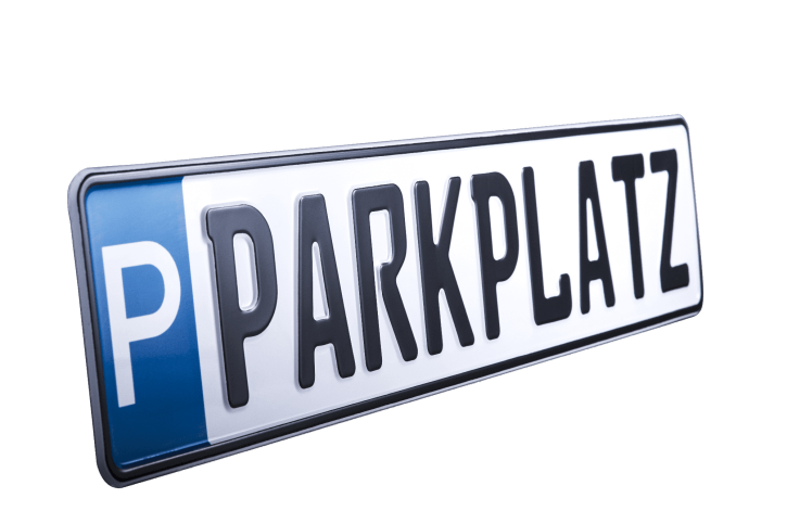 Parkplatz-Kennzeichen