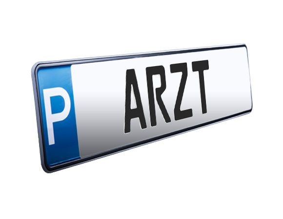 Parkplatzschild ARZT